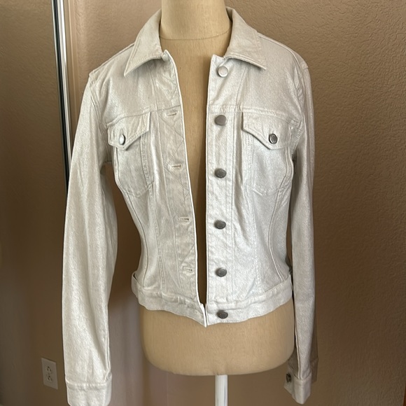 FC Jeans Pearlized Women’s Denim Jacket Women’s Size 6 - Picture 1 of 11